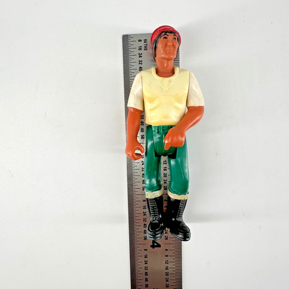 Vintage 70s Adventure People Action Figure #312 Male Outdoorsman Fisher Price - Picture 3 of 4